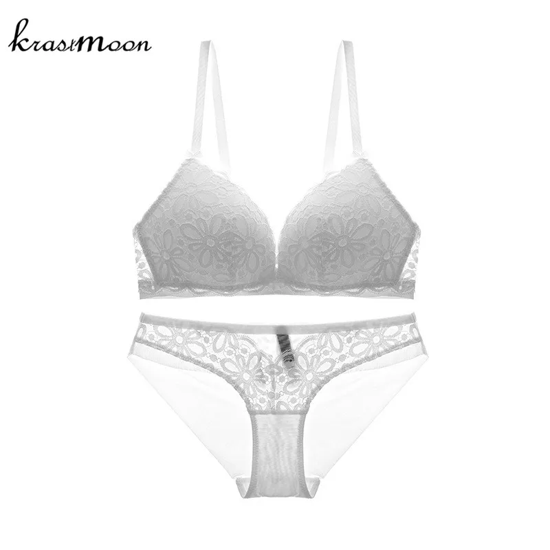 Lady Sexy Women Bra Set Wire Free Floral Lace Bralette Briefs Set Elegant Embroidery Bra Underwear Women Lingerie Set BS58 Lady Sexy Women Bra Set Wire Free Floral Lace Bralette Briefs Set Elegant Embroidery Bra Underwear Women Lingerie Set BS58