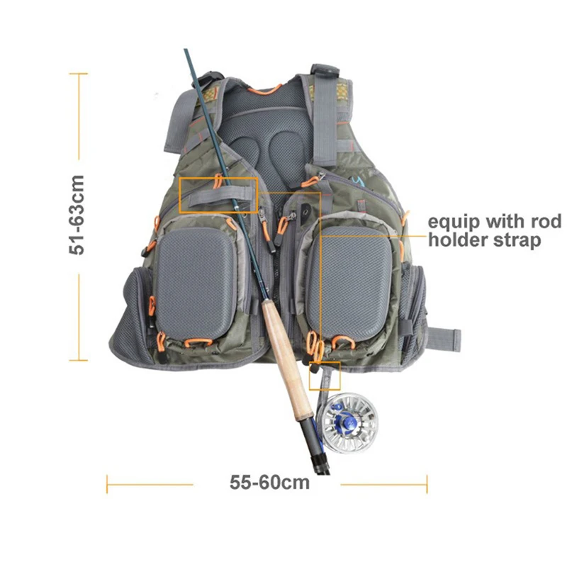 Многофункциональный Открытый рыболовный жилет Летний человек спасательный жилет рыболовная одежда портативный жилет флотации рыболовные принадлежности