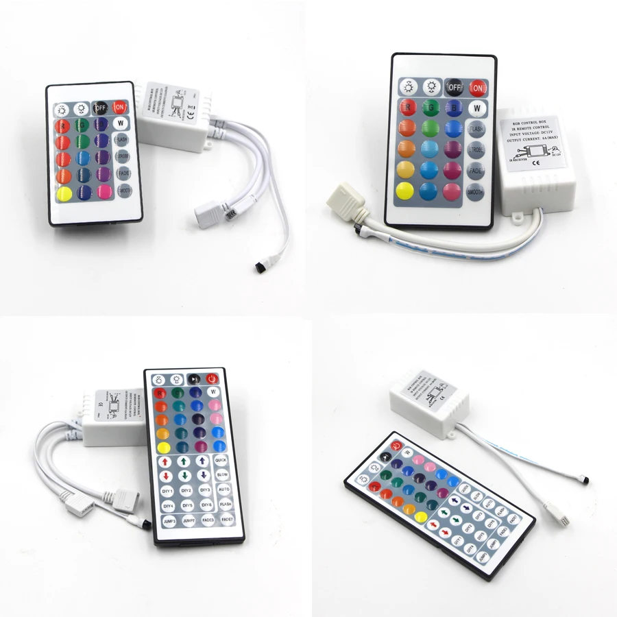 24//44 Key IR Remote Kontroller RGB Controller Fernbedienung Dimmer für LED Strip