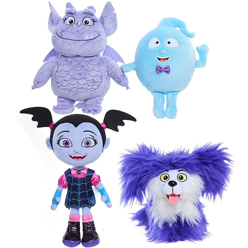 

New Vampirina Pixar Movie COCO Ladybuy Stuffed Plush Doll Toys The Vamp Girl Cartoon Cats Dog Plush Pendant Clip