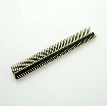 100 шт. шаг 1 27 мм PCB Штекерный разъем 2x50 контактов двухрядная прямоугольная