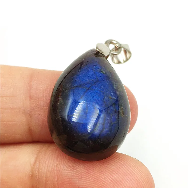 Natural Labradorite Necklace Pendant (3)