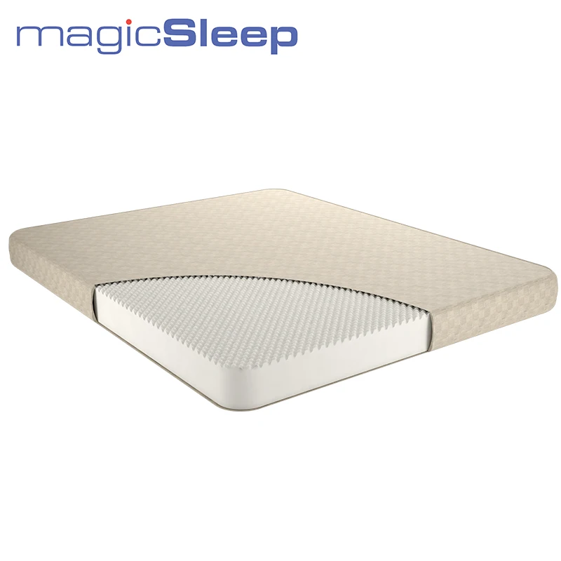 MAGIC SLEEP Беспружинный анатомический матрас UNO М.330(высота 12 см) средней жесткости, Система MultiTouch оказывает легкий микромассажный эффект, способствует расслаблению, улучшает работу системы кровообращения