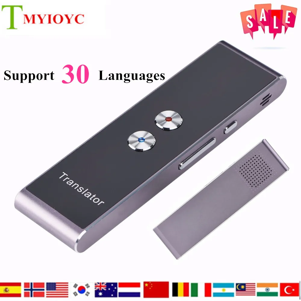 

Portable Smart Voice Translator 30 Languages Two-Way Real Time Translation For Learning Travelling Business Meeting Translator