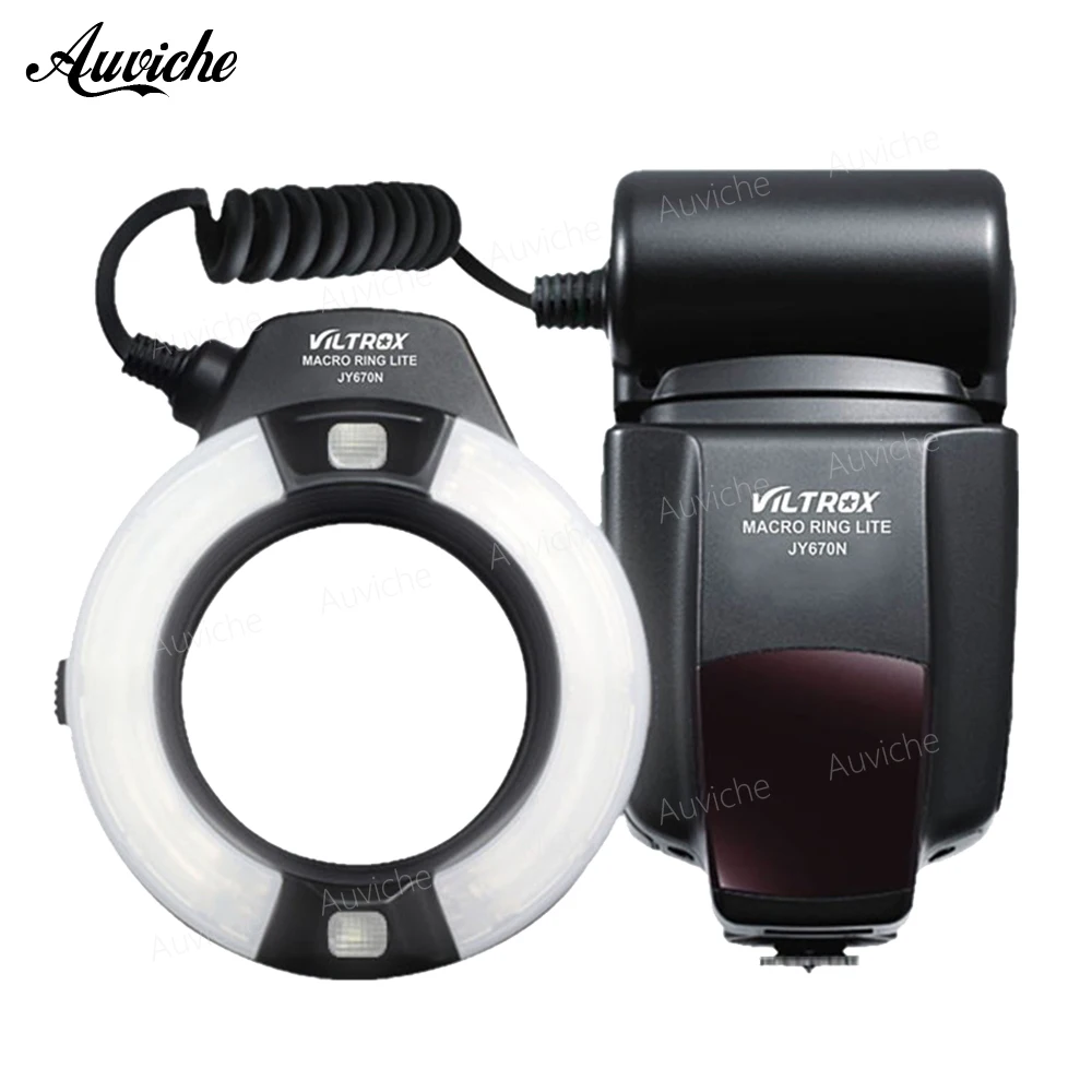 Viltrox JY 670N Camera Macro Close Up TTL Ring Flash Speedlite for