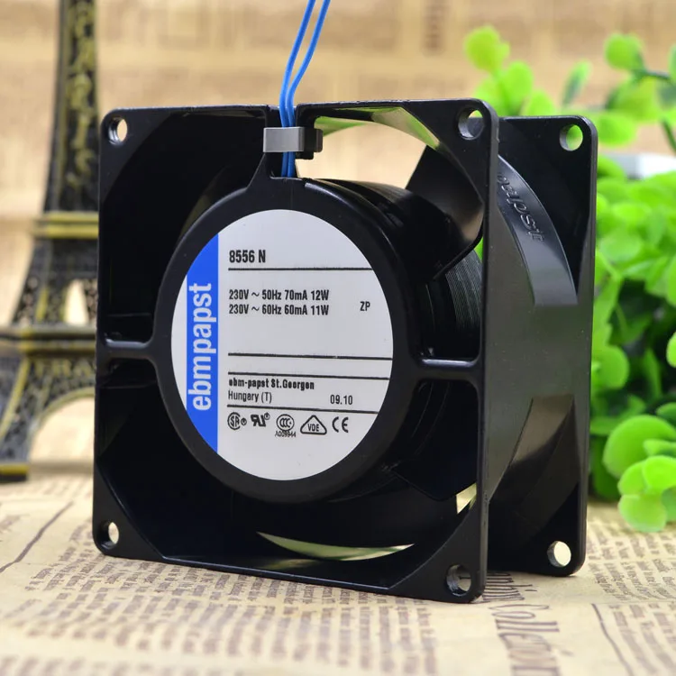 Free Delivery.8556 n AC230V 8 cm ebmpapst 8038 full metal high