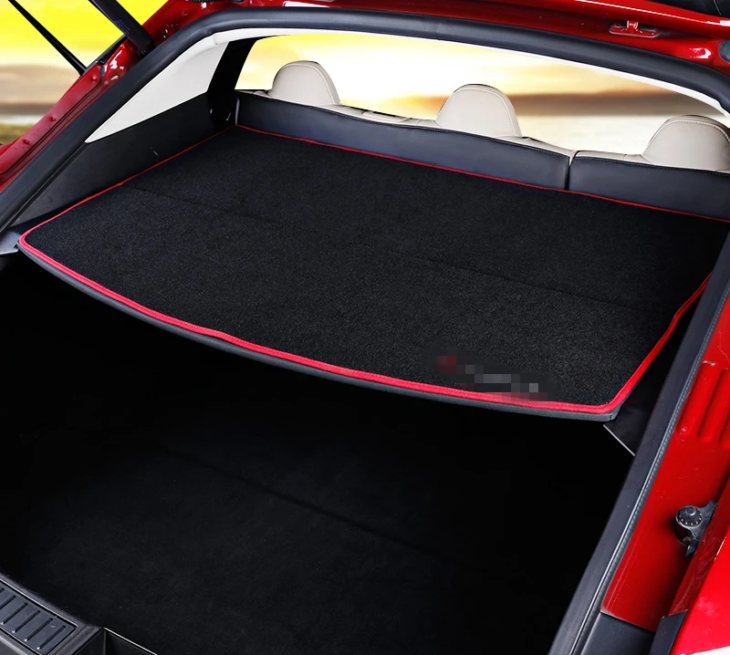 Для моделей TESLA модель S 2014 2018 авто коврик на приборную панель инструмент стол