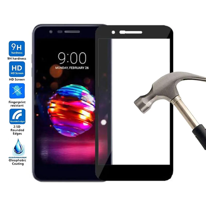 

Tempered Glass For LG K11 K 11 LGK11 Protective Glass Film Full Cover Screen Protector For LG K11 2018