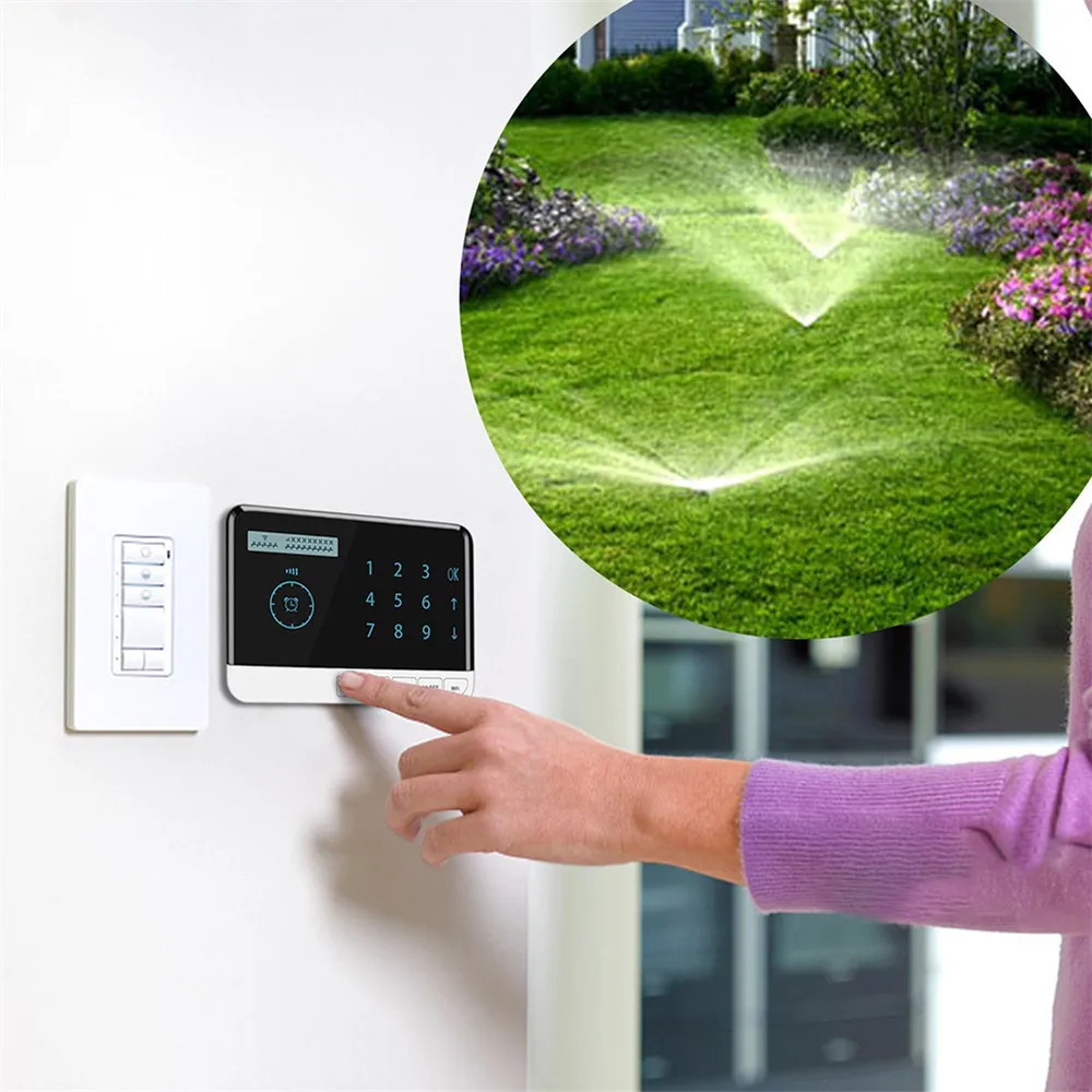 

Garden Wifi Irrigation System Smart Controller Garden Watering System Sprinkler Timer Voice Control System US 110V EU 220V-240V