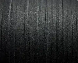 Бесплатная Доставка 100 М 5 мм х 1.5 мм Черный Искусственной Кожи Замши Шнур