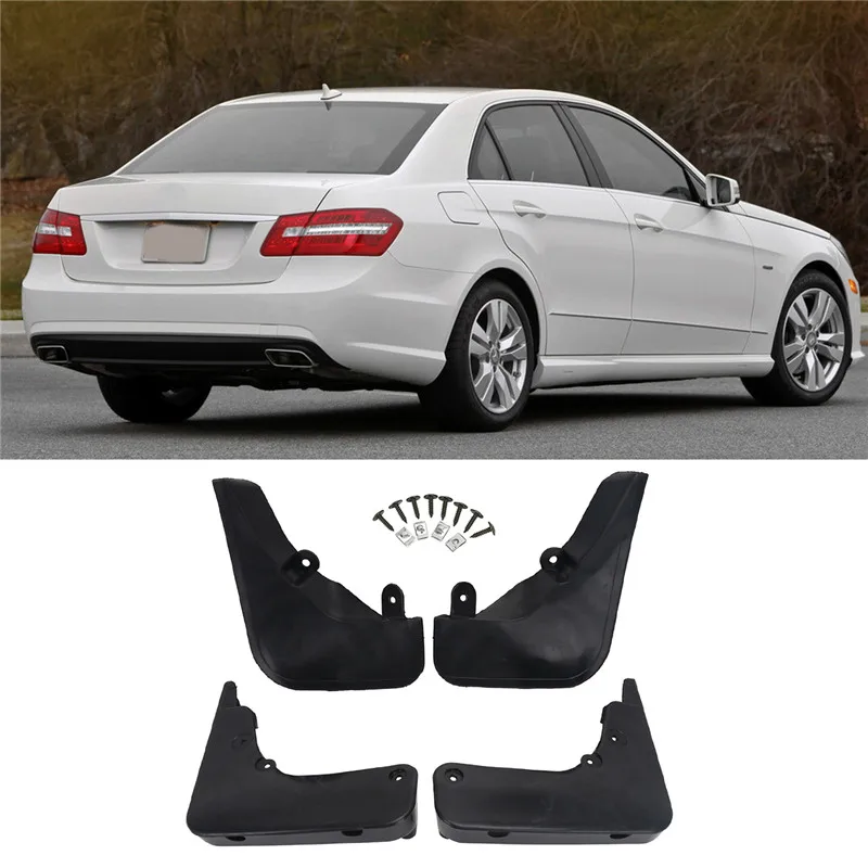 1 комплект брызговиков для Mercedes Benz E Class Sedan W212 2008 2013 Брызговики передние задние