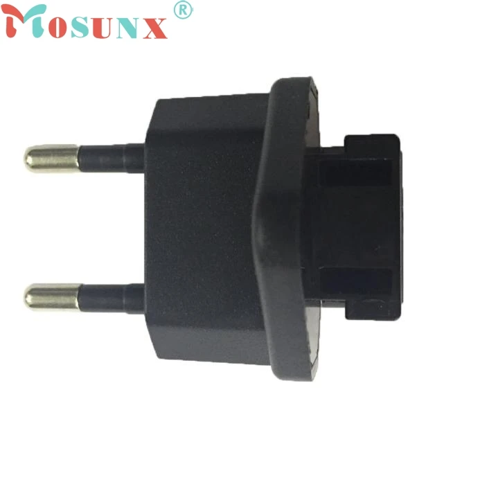 

ECOSIN Universal AU US UK to EU AC Power Plug Travel Adapter Outlet Converter Socket JAN31