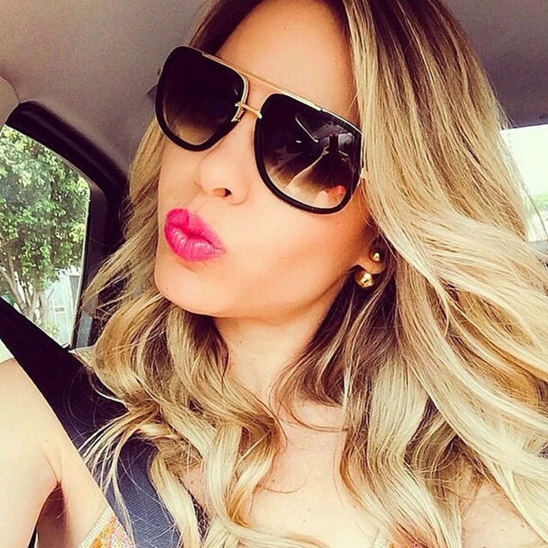 Square-Sunglasses-Men-UV400-Fashion-Driving-Mirror-Pitt-Sun-Glasses-Women-Oversized-Lady-Gold-Frame-Eyewear