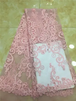 

Lilac White Gold French Laces Sequin Tulle Mesh Lace Fabric African Lace Fabric 2018 Embroider Nigerian Laces With Free Shipping