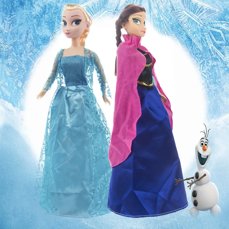 

Umei 1 pcs Smart Intelligent Recording Doll Baby Toys Princess Anna and Elsa Music and Dancing Funny Doll for Kids Girls
