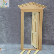 1/12 весы кукольный домик миниатюрная мебель наружная винтажная деревянная дверь