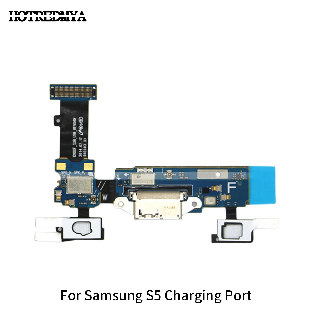 

USB Charger Charging Port Dock Flex Cable For Samsung Galaxy S5 i9600 G900F G900H G900A Connector Replacement with Microphone