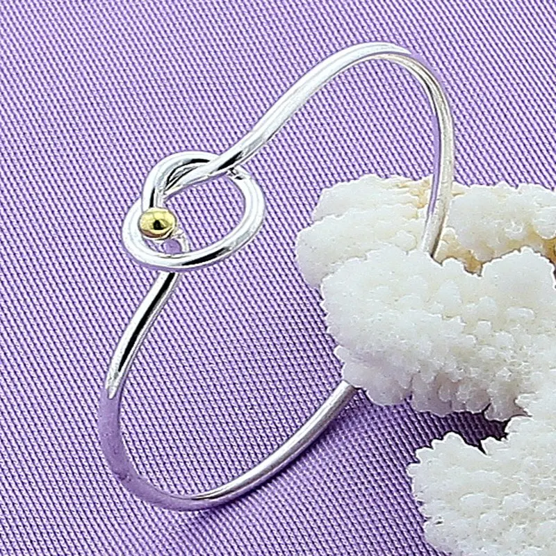 

925 Sterling Silver Bracelet Bangles Women Fashion Charm Silver Bracelet Bangles Women Fine Jewelry