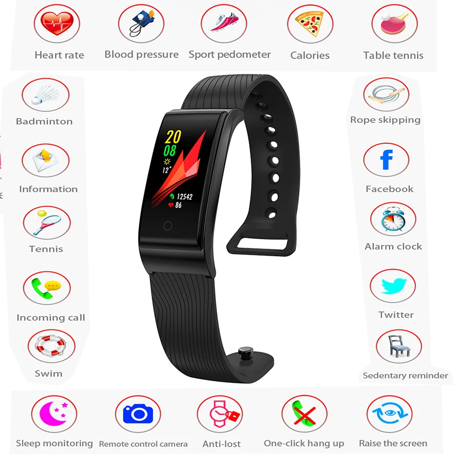 Монитор smart watch Напульсники руке часы сердечного ритма Фитнес шагомер измерять