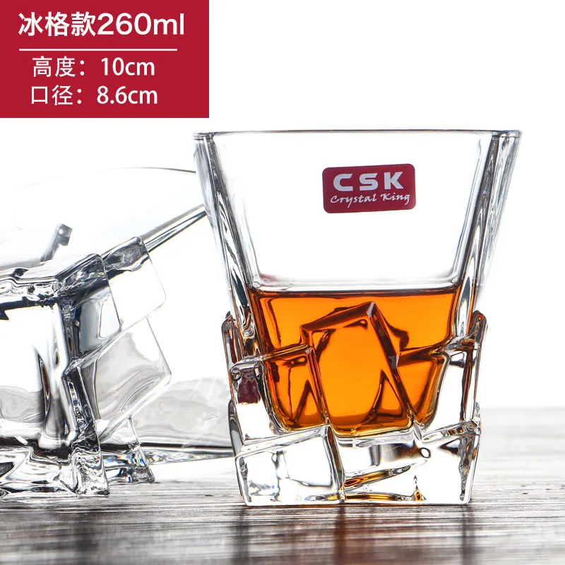 2 шт. персонализированный кристалл бокал для вина стакан для виски spirit home bar beer drinkware24.8 - Цвет: 6