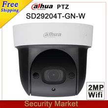 dahua английская SD29204T-GN-W Замена DH-SD29204S-GN-W Wifi IP 2MP микрофон PTZ купольная камера беспроводная прошивка обновление