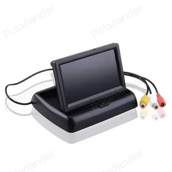 

High quality reverse parking camera +4.3 inch TFT LCD Rearview Mirror for Car Rear reversing backup
