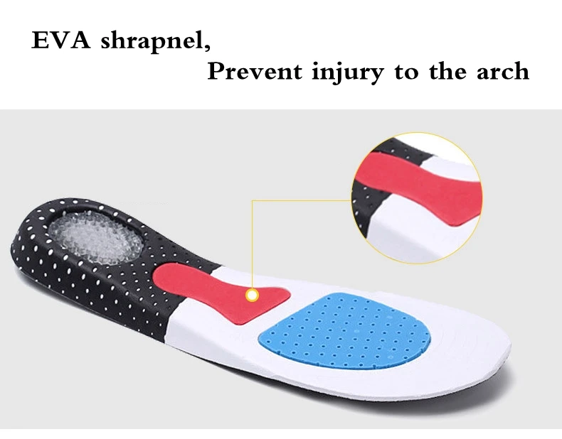 Силиконовые стельки для обуви стелька Арка Поддержка унисекс Утолщение амортизацию спортивная обувь колодки удобная мягкая стелька P-D
