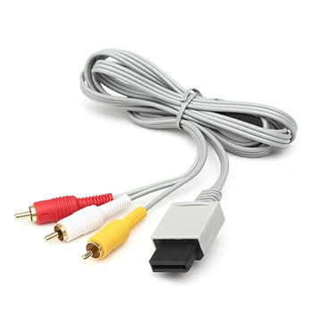 

Audio Video AV Composite 3RCA Cable Cord Connector for Nintendo Wii Game Console