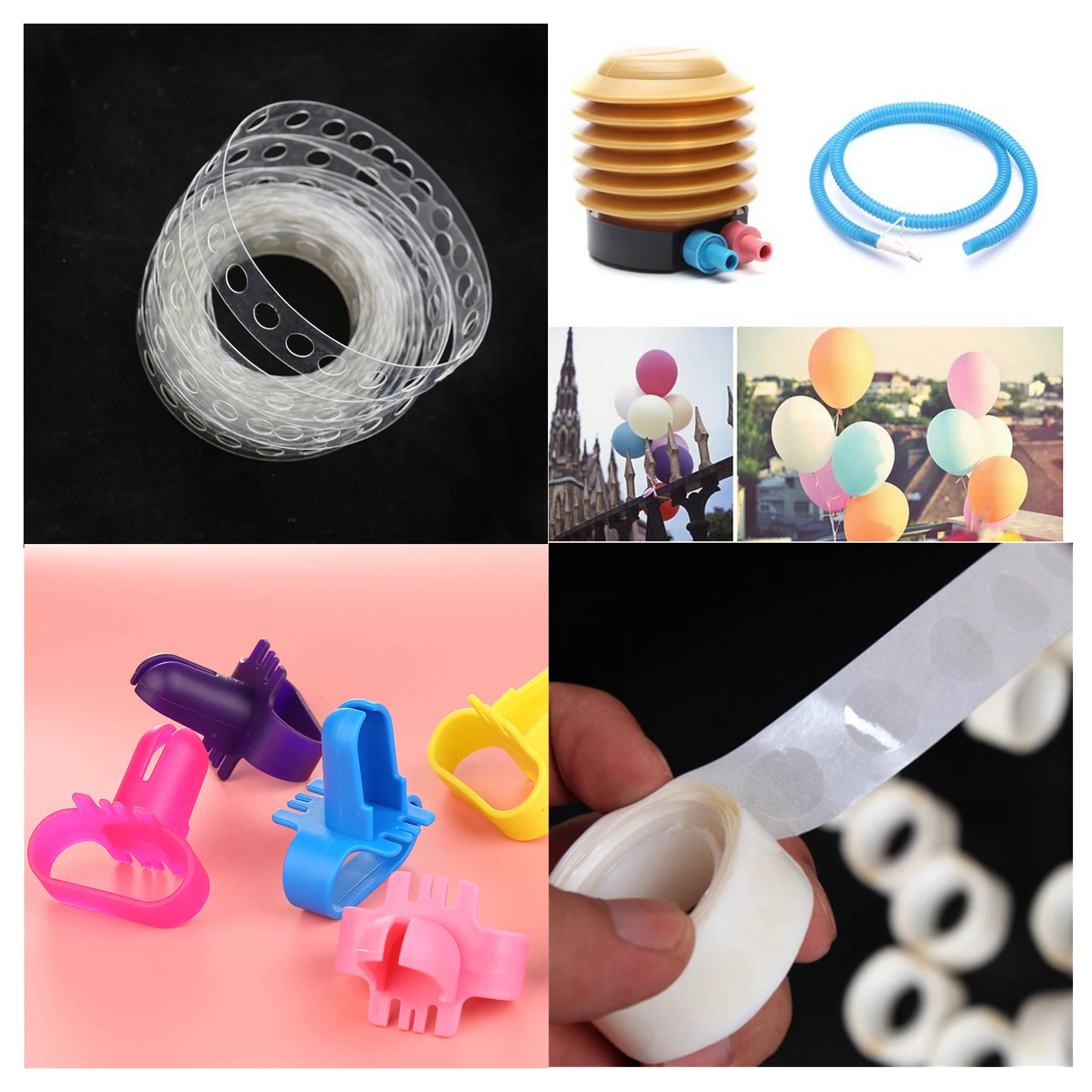 

5M Balloon Chain PVC Rubber Inflator Wedding Party Birthday Backdrop Decor Balloon Chain Arch Decor Happy Birthday