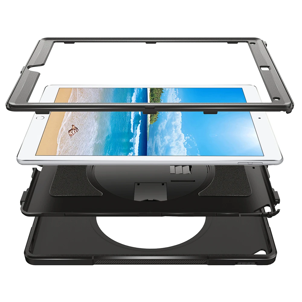 For Apple iPad Pro 12.9 Case with 360 Degree Rotating Hand Strap and Stand,Miesherk Shockproof Dustproof Protector for 12.9 inch For Apple iPad Pro 12.9 Case with 360 Degree Rotating Hand Strap and Stand,Miesherk Shockproof Dustproof Protector for 12.9 inch