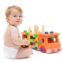 Nut Combination Disassembly Engineering Truck Female Boy Puzzle Hands-on Ability Detachable Children Screw Assembly Toy Nut Combination Disassembly Engineering Truck Female Boy Puzzle Hands-on Ability Detachable Children Screw Assembly Toy