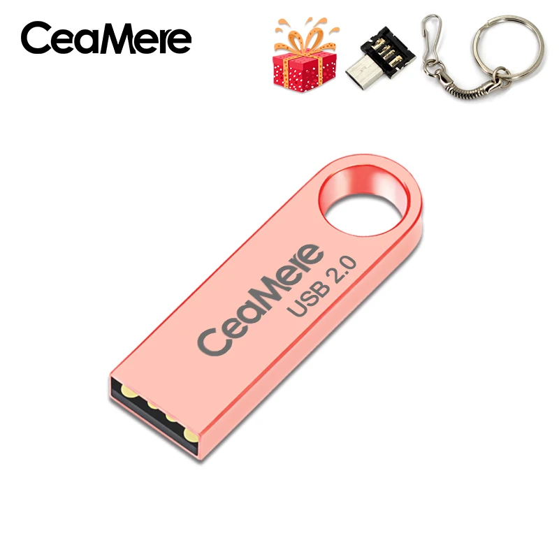 CeaMere C3 USB флеш-накопитель 16 Гб/32 ГБ/64 ГБ флеш-накопитель Флешка флеш-диск USB 2,0 карта памяти USB диск 3 цвета USB флеш-накопитель