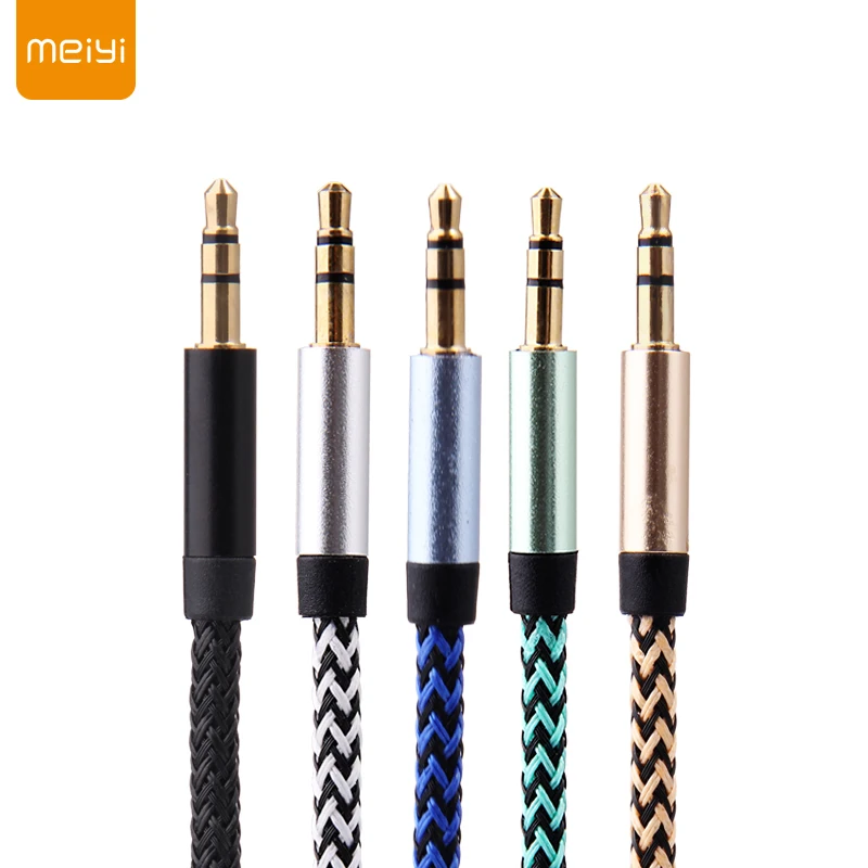 

MEIYI 1M 3.5 mm Jack Aux Audio Cable Male to Male Car Aux Cable Auxiliary Cable for Car for iPhone for Samsung for Media Players