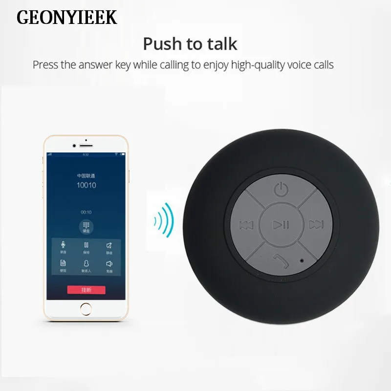 Handfree Bluetooth динамик водонепроницаемый Душ динамик s беспроводной музыкальный Громкий динамик для телефона MP3 Автомобильный Динамик Bluetooth приемник