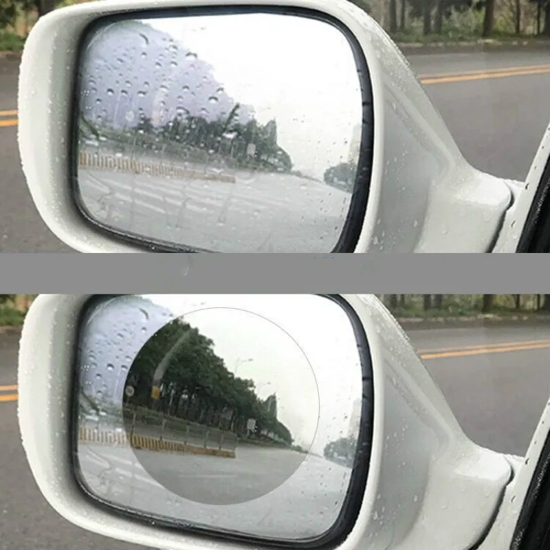 

Polymer car sticker film rain and anti-fog dehydration protection car rearview mirror sticker Transparent