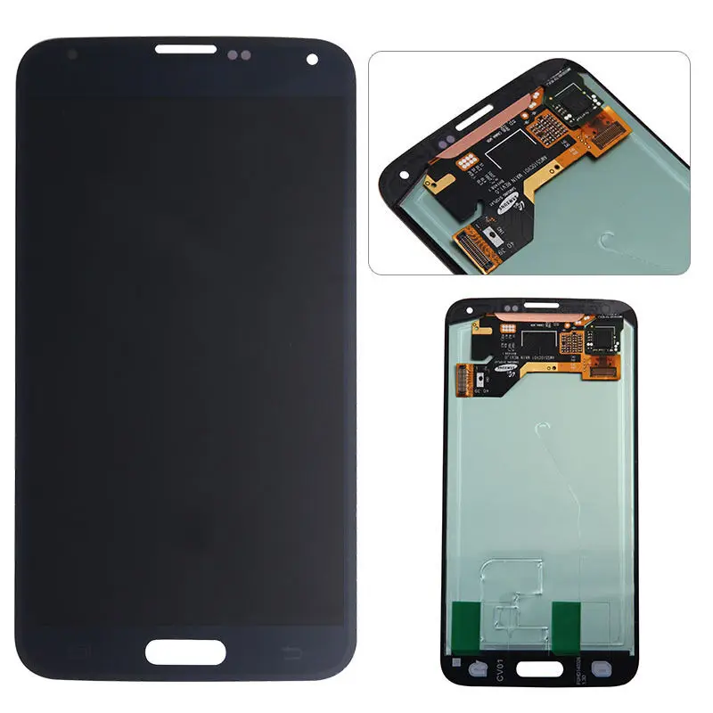 

5.1'' Original AMOLED Display LCDs For SAMSUNG Galaxy S5 LCD Display Screen S5 i9600 G900LCD Display Touch Screen Assembly
