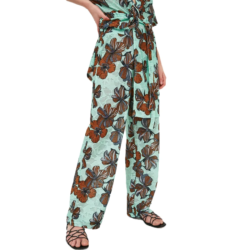flowers in pants