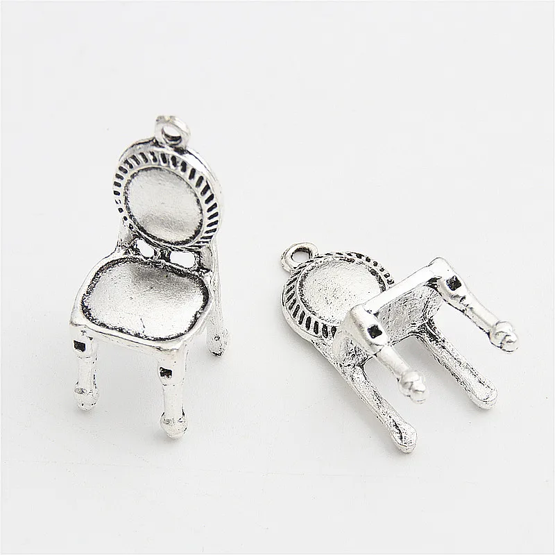 10pcs Antique Silver Small cute 3D chair Furniture charms Wholesale Bracelet Trendy Pendant for Jewelry Finding 31x14mm A2965 10pcs Antique Silver Small cute 3D chair Furniture charms Wholesale Bracelet Trendy Pendant for Jewelry Finding 31x14mm A2965