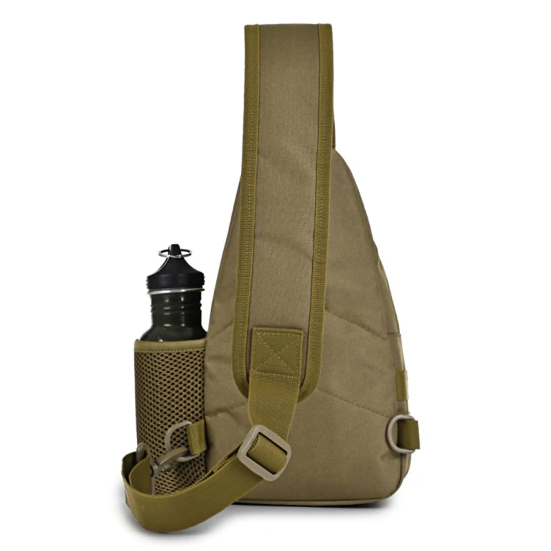 Running Outdoor Running Fitness Bag Travel Camping Bag with Kettle Cover Chest Bag Hiking Riding Slung Shoulder Bags
