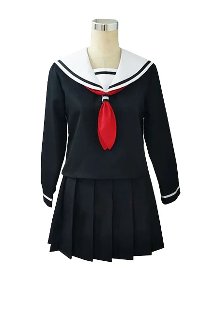 

Anime Hell Girl Supia-yisol Jigoku Shoujo Enma Ai Cosplay Black Sailor Suit