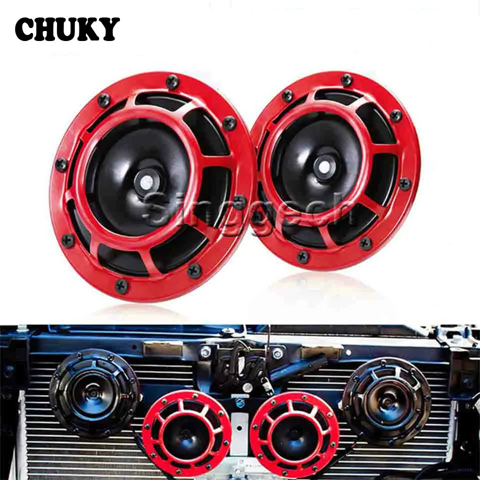 

12V Car Red Electric Blast Tone Horn Kit for Mitsubishi Outlander 4 ASX Hyundai Tucson I30 Solaris Accent Creta Kona 2018 2019