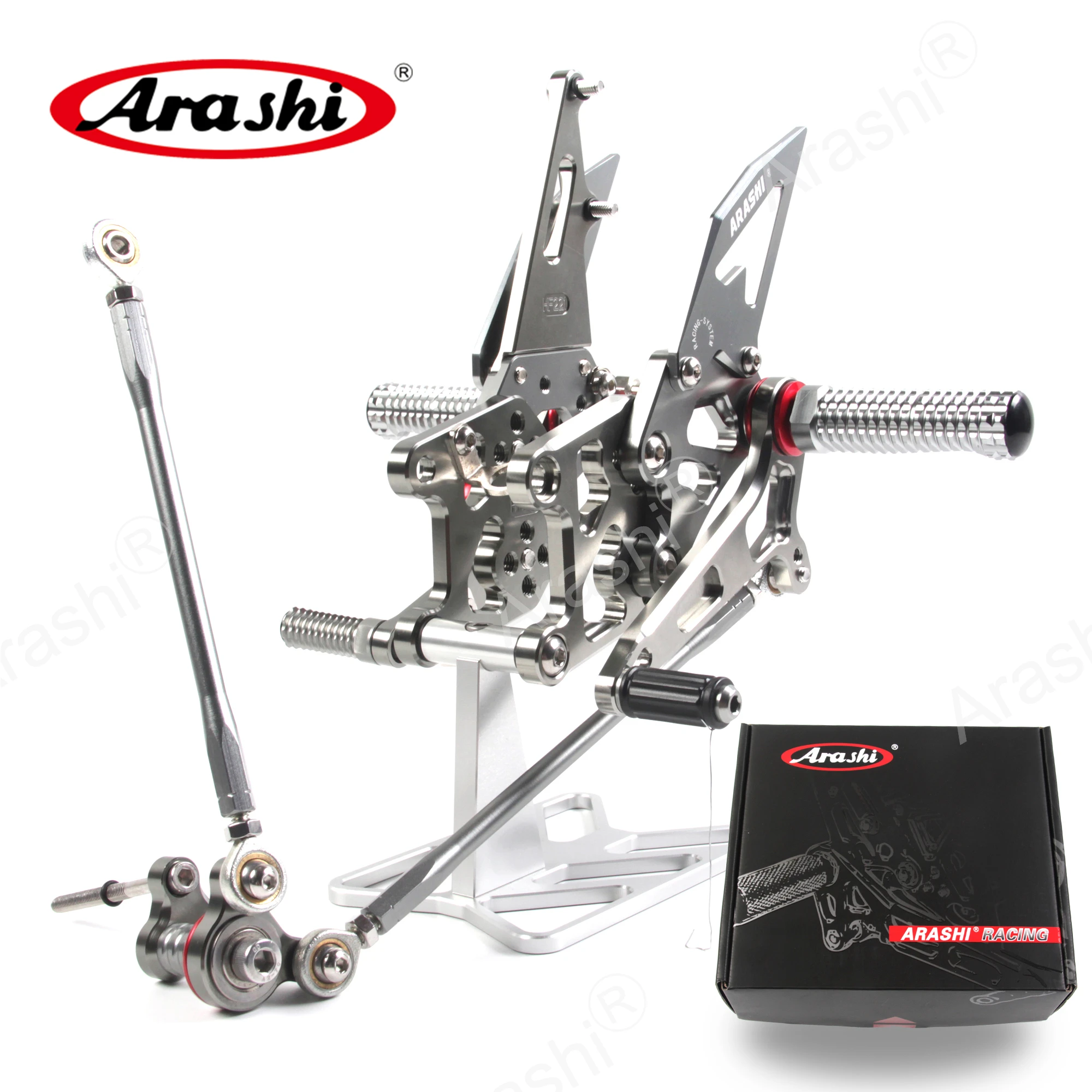 

Arashi CBR600RR 2007-2008 CNC Rider Adjustable Footrest Foot Pegs For HONDA CBR 600 CBR600 RR 2007 2008 Rear Foot Rest Rearsets