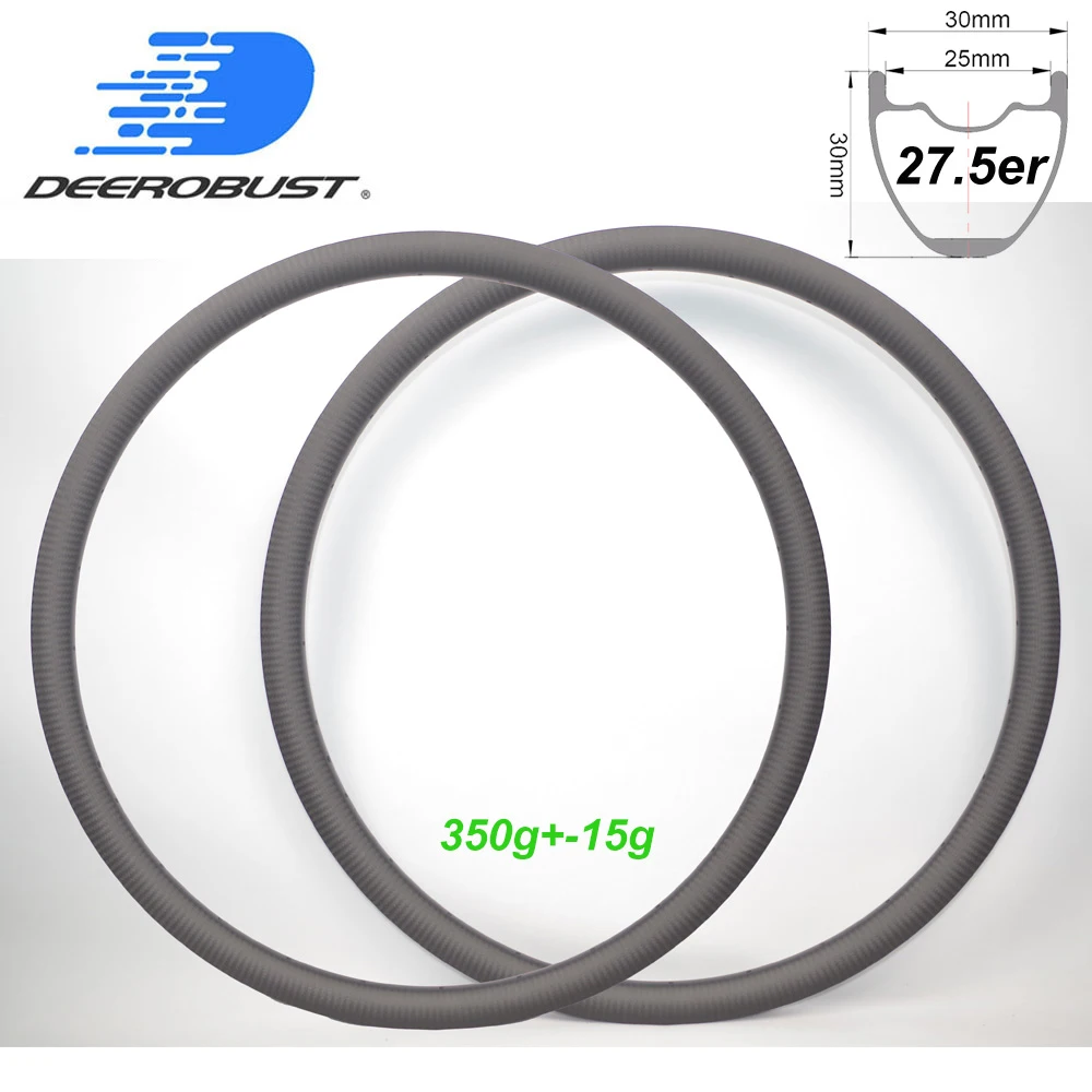 350g 27.5er карбоновые горные велосипедные диски 30 мм x XC 27 5 дюйма MTB без крючка задний