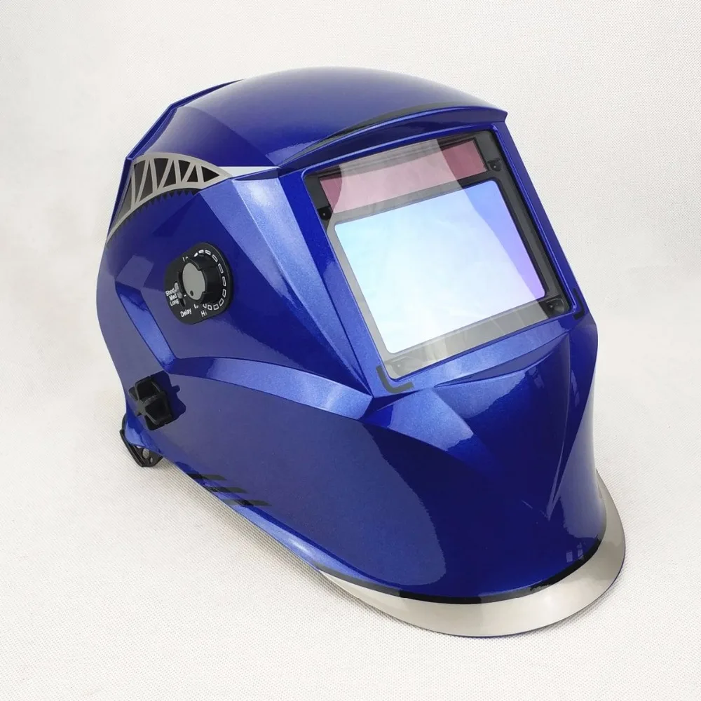Сварочный шлем лучшее оптическое качество 1/1/1/1 большой размер обзора 3,94x2,5" 100x65 мм широкий диапазон теней DIN(3) 4-13 CE Сварочная маска