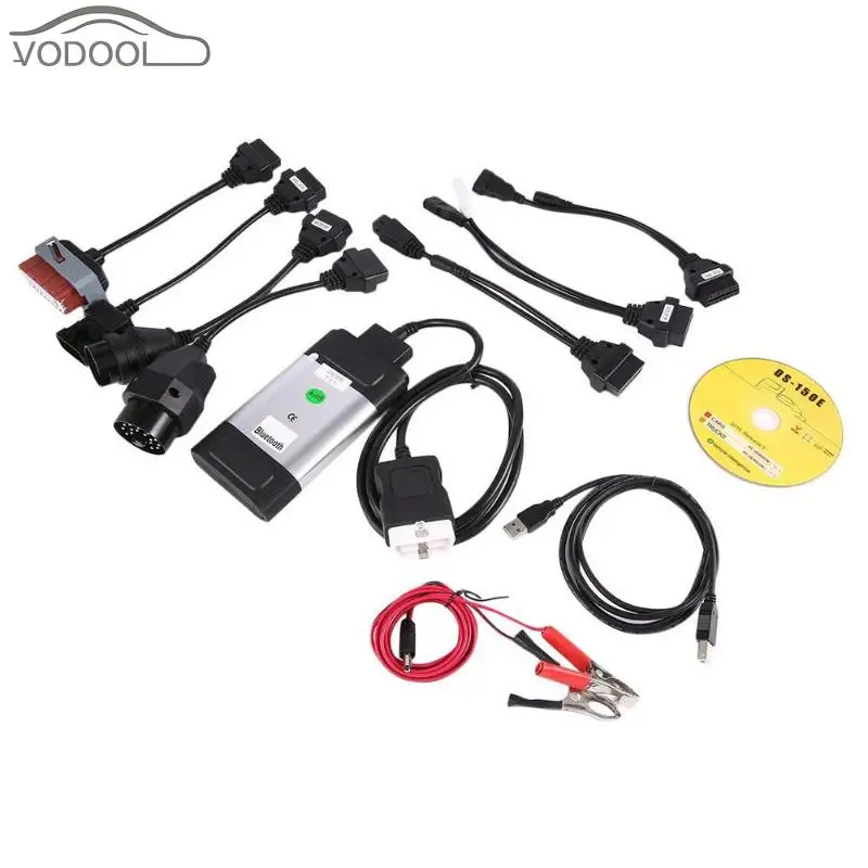 

TCS CDP Pro Plus for Autocom Bluetooth Adapter Vehicle Auto Car OBD2 OBDII Diagnostic Tool Kit with 8 Cables