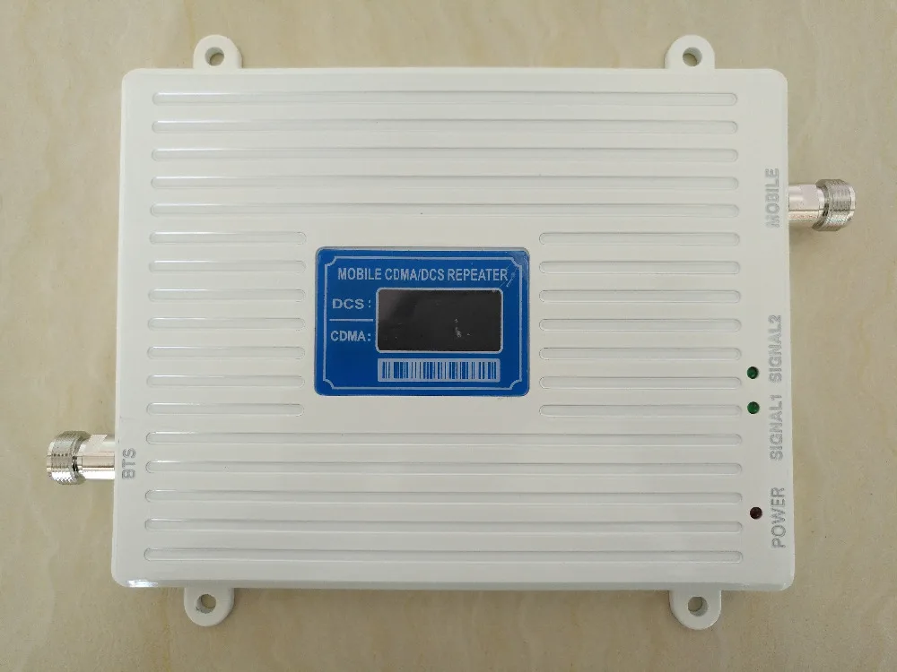 

Lcd Display cdma 800mhz+DCS 1800Mhz repeater dual band signal amplifer mobile phone signal booster CDMA repeater 4G LTE booster
