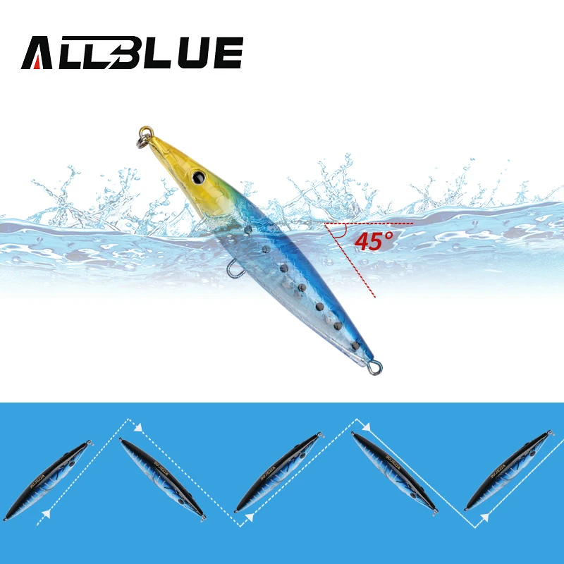 ALLBLUE جديد العائمة قلم رصاص الصيد إغراء 110 مللي متر/15.9g طويلة الصب عصا 3D عيون الاصطناعي الطعم البحر باس توبواتر السحر بيكي ALLBLUE جديد العائمة قلم رصاص الصيد إغراء 110 مللي متر/15.9g طويلة الصب عصا 3D عيون الاصطناعي الطعم البحر باس توبواتر السحر بيكي