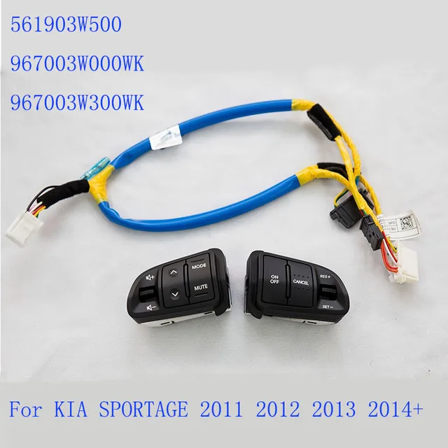 for genuine multi function steering wheel audio cruise controlfor genuine multi function steering wheel audio cruise control buttons with wire harness for kia sportage auto cruise control
