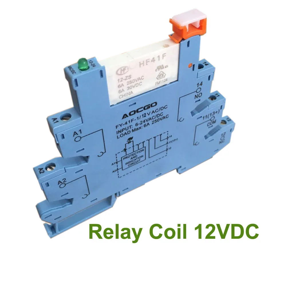 

Slim Relay Mount On Screw Socket with LED and Protection Circuit 12VDC/AC