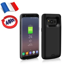 Корабль из Франции для Samsung Galaxy S8 S8 плюс Батарея случае Перезаряжаемые Запасные Аккумуляторы для телефонов Резервное копирование Внешняя Зарядное устройство крышка